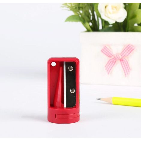 10 pièces (rouge)Taille-crayon pour charpentier/menuisier coupe-crayon pour menuiserie rasoir outil d\'affûtage étroit outils à main pour le travail du bois (1/5)