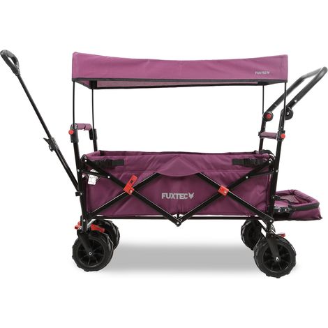 FUXTEC Folding Wagon / Foldable Wagon / Trolley / Hand Cart CTB-800 Purple