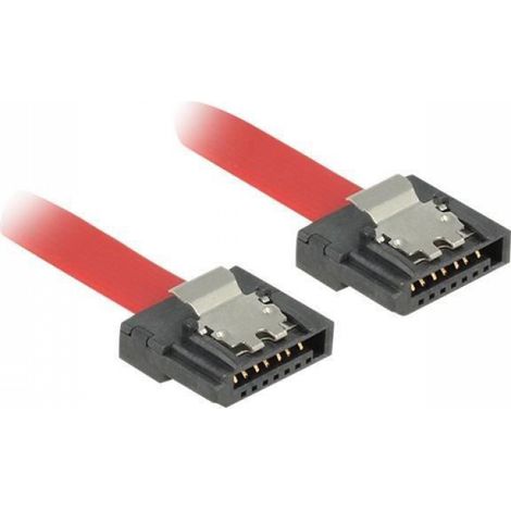 Câble SATA - 70 Cm - Rouge - Verrouillé - Flexible - 1 Pièce
