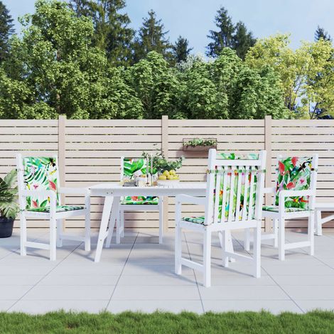 Lot de 4 Coussins de chaise à Dossier bas,Coussins de Chaise Dossier Siège Confortables multicolore tissu -AD87031 (1/5)