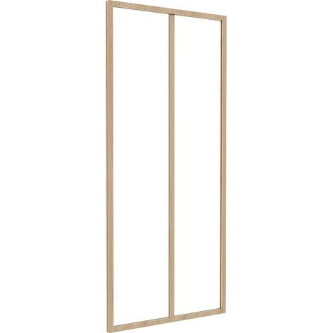Vetrata atelier 60x130 cm (L x H) in Alluminio termolaccato Naturale chiaro - BAYVIEW