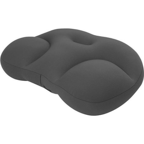 Oreiller ergonomique pour la nuque - Gris foncé-AquaForge (1/5)