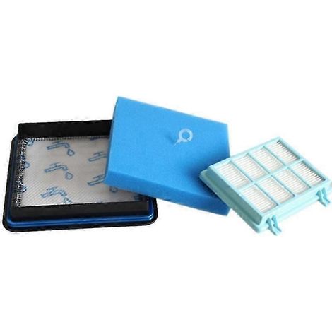 Kit de filtre en mousse lavable pour moteur d'aspirateur Philips Power Pro Compact FC9331/09 FC9332/09 FC8010/01 (pièces détachées FC8010) (1/5)