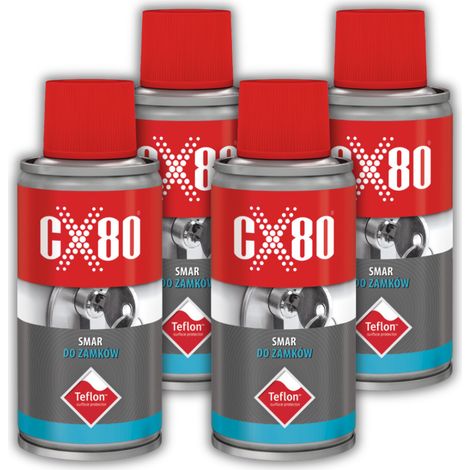 CX80 Universal-Korrosionsschutzfett für Vorhängeschlösser 150 ml x4