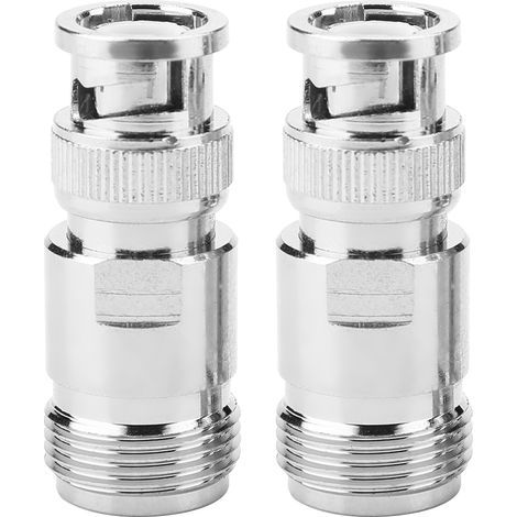2pcs Type N Female to BNC Male RF Connector Coaxial Adapter Test Converter