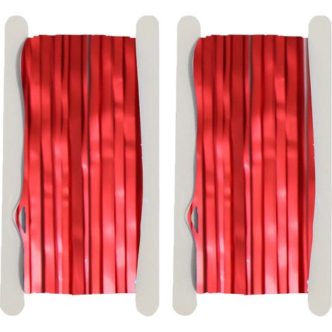 Rideau Festif En Feuille Métallique - 1 m x 2 m - Pour Décoration De Fête - Lot De 2 Pièces (1/5)