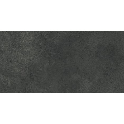 Carrelage effet Béton Gris Charbon 60x30x0,9 cm Mat Stavira - Sol et mur intérieur (vendu par carton de 1,26 m²) - RO'MA CARRELAGE