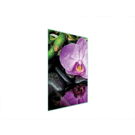 Glasschneidebrett 35x52 Orchidee (1/5)