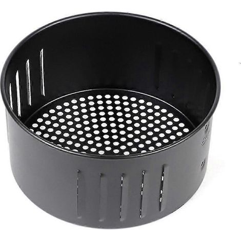 Panier de rechange pour friteuse, plat à four, acier inoxydable, noir, 19 x 19 x 9,3 cm (1/4)
