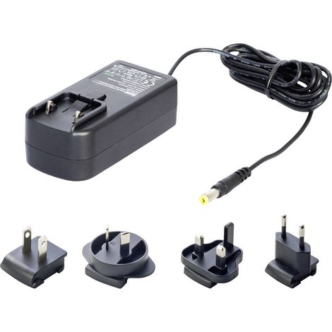 Dehner Elektronik SYS 1460-1105-W2E 2,1x5,5x11mm with Plug-Set: EU/US/UK/AUS Alimentation de table et enfichable AC/D
