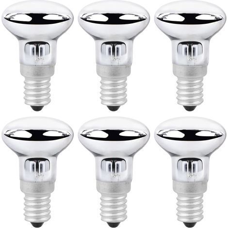 Lot de 6 Ampoule R39 E14 25W Lumière Chaude 2700K pour Lampe à Lave Salon (1/5)