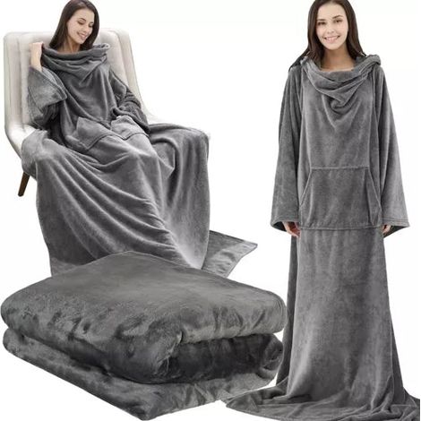Hellgraues sweatshirt und bademantel ruhhy 22649 (1/5)