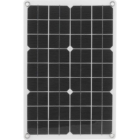 50-W-Falt-Solarpanel mit monokristalliner Zelle und zwei USB-Ladegeräten für Auto, Wohnmobil, Yacht und Outdoor-Ladegeräte