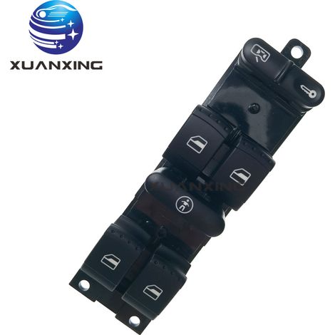 Interrupteur de lève-vitre 7M6959857 3M2114A132CAW à 13 broches, compatible avec Volkswagen Jetta 1999-2005 (1/5)