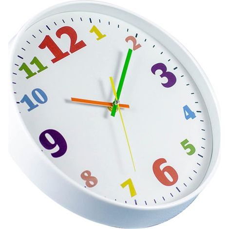 30cm Horloge Murale Design Moderne Mute Silencieuse, Pendule Murale pour La Chambre Cuisine Salon, Horloge Digitale pour Bureau et Cafétéria - Or Rose (1/5)