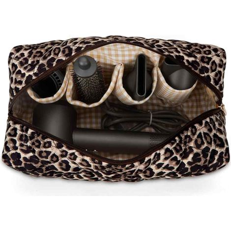 Sac De Rangement Pour Accessoires De Lisseur à Air - Nylon 600d Résistant à L'eau Avec Compartiments - Pour Voyage Et Domicile - 1 Pièce (1/5)