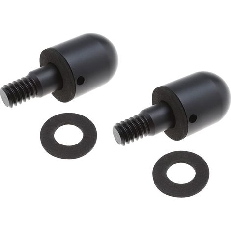 2pcs Voiture Pare-Chocs Arrière Rond Protège-Ongles Anti-Collision en Alliage d'aluminium Garde Queue Réglage Partie Compatible avec Fortwo (1/5)
