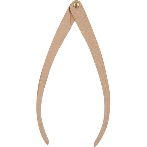 Compas en bois 12 pouces, outil de mesure de distance pour poterie, règle de positionnement en bois pour céramique (1/5)