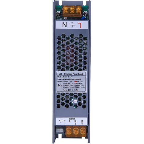 Hocheffizientes 80-W-Dimmnetzteil, SCR-kompatibel, 0–10 V, PWM, DALI, 4 Steuermodi, 24 V/3,3 A (1/5)