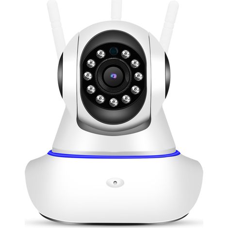 Caméra Wi-Fi avec vision nocturne HD 720p, détection de mouvement, communication bidirectionnelle, prise 100-240 V. (1/5)