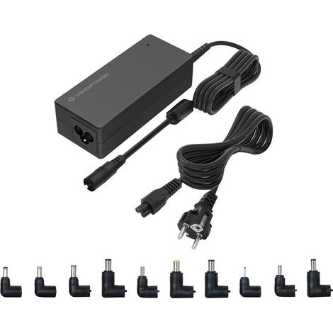 Alimentador portatil universal conceptronic 90w 10 conectores