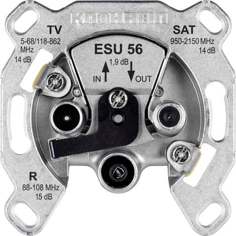 Toma de antena kathrein esu 56 programable microcontrolador