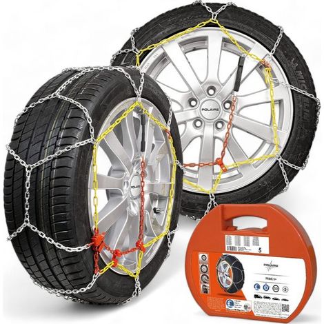 Chaîne neige maillons acier ultra résistante pour pneu 215/35R16 POLAIRE 0060-PR9C-13 (1/5)