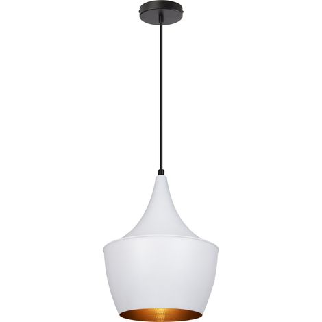 Lampada a Sospensione in Metallo Tri Mercury Bianco (1/8)