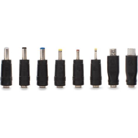 HQ-Power Set mit 8 universellen Steckern, für 5.5 x 2.1 mm DC-Stecker