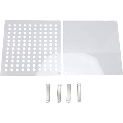 étagère rangement-Porte-Crayons Acrylique Transparent avec 120 Emplacements - Organiseur Universel pour Stylos, Crayons et Brosses de Maquillage (1/5)