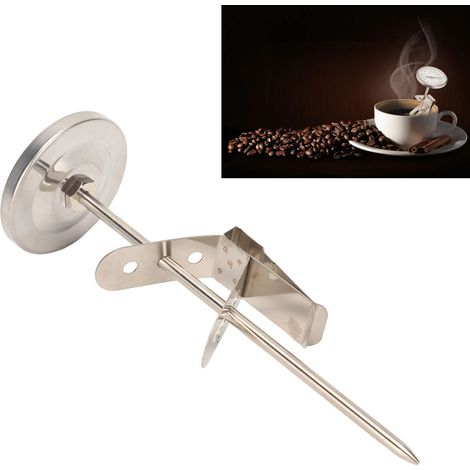 Thermomètre de Cuisson avec Cadran Grand et Sonde Amovible en Acier Inoxydable pour Oven, Barbecue et Cuisson (1/4)