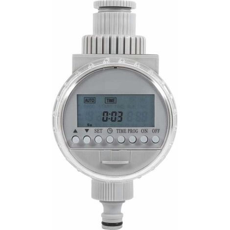 1 Programmateur arrosage, Panneau solaire, Affichage LCD, Capteur pluie, Jardin Balcon (1/5)
