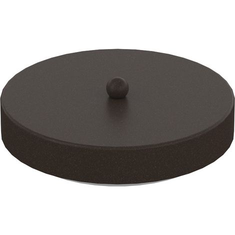 Rosone Tondo Multiforo Metallo Marrone 7 Uscite D10Cm