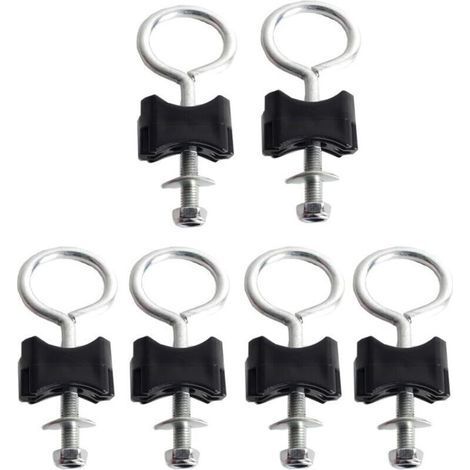 Vis de Fixation pour Trampoline Grand Modèle – Vis Rondes en Acier Galvanisé 6 mm – Lot de 6 Accessoires de Sécurité (1/5)