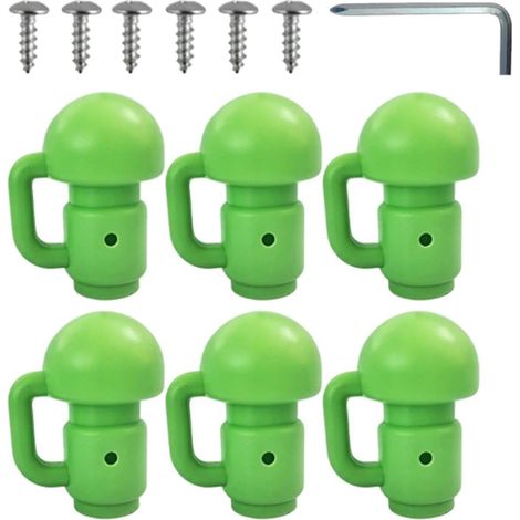 Capuchons de poteau compacts, couvercles de poteaux sécurisés, barrière de cadre portable, fixation de sécurité pour jardin, accessoire d'équipement de jeu dans le jardin, équipement de sport (1/5)