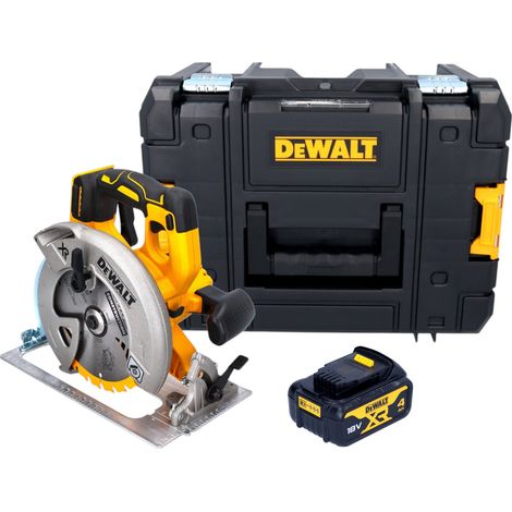 DeWalt DCS 570 NT Akku Handkreissäge 18 V 184 mm Brushless + 1x Akku 4,0 Ah + TSTAK - ohne Ladegerät (1/5)