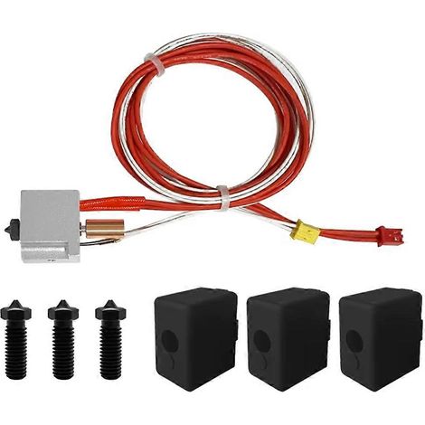 Für FLSUN V400 Hotend-Teil Druckkopf 0,4 mm Düse Extruder Hotend-Heizung NTC V400 3D-Drucker B(B ) (1/5)
