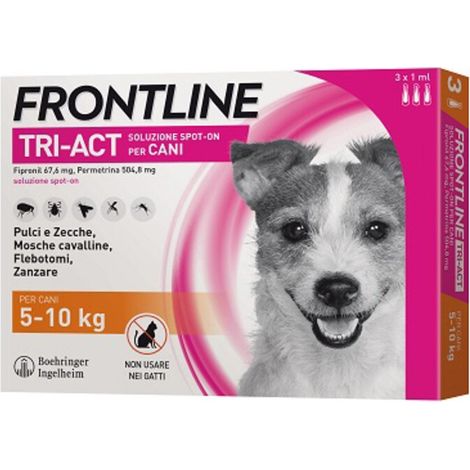 FRONTLINE TRI-ACT 5-10 KG 3 PIPETTE