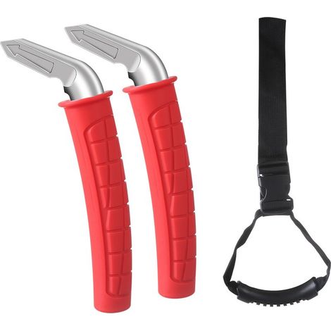 Toivize Poignée de porte automobile portable pour personnes âgées, lot de 2 avec sangle extensible, charge maximale de 200 kg, confort et sécurité assurés (1/5)