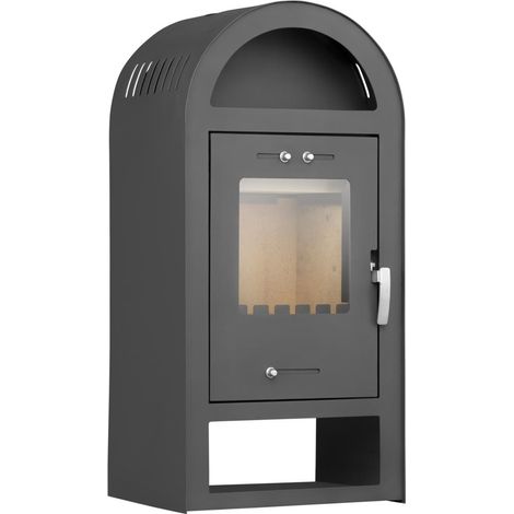 Kaminofen Galeras P5, 7,5 kW Stahl. H 97 x B 46 x T 41 cm
