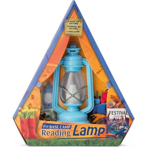 Lampe de lecture bleue pour camp de base