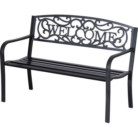Banc London tendance noir et blanc (1/5)