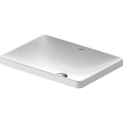 Duravit D-Neo - Lavabo ad incasso 60x44 cm, senza foro per miscelatore, bianco 0358600079 (1/5)