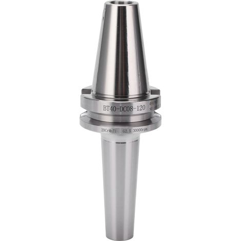 BT40-DC08-120 Mandrin de serrage CNC pour fraisage, outil de maintien métallique pour machine de gravure et tour, porte-pince étau (1/5)