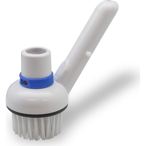 Brosse de nettoyage de piscine bleue, brosse de paroi et fond pour entretien bassin (1/5)