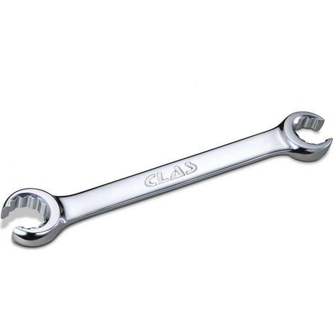 Clé à tuyauter 8x10mm 6 pans angle 13° CrV - OS 0071 - CLAS Equipements