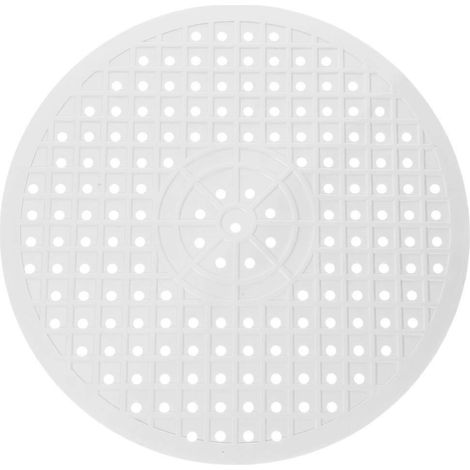 Tapis d'égouttage rond en caoutchouc pour évier, protection pour évier de cuisine. (1/5)