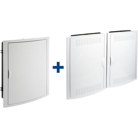 Boîte de répartition 28 éléments + ICT encastrable et connectable