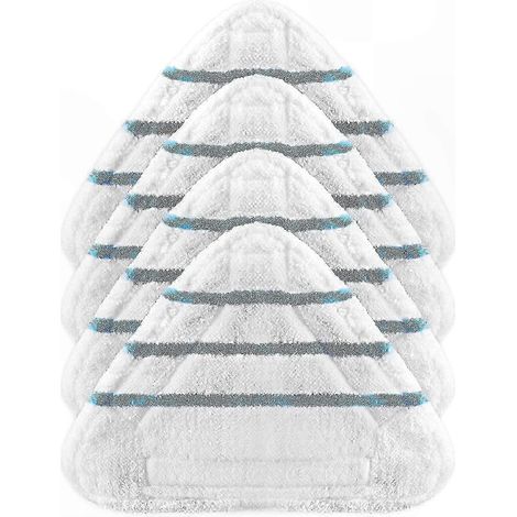Lot de 4 housses en microfibre pour balai vapeur, accessoires pour nettoyeurs vapeur (1/2)