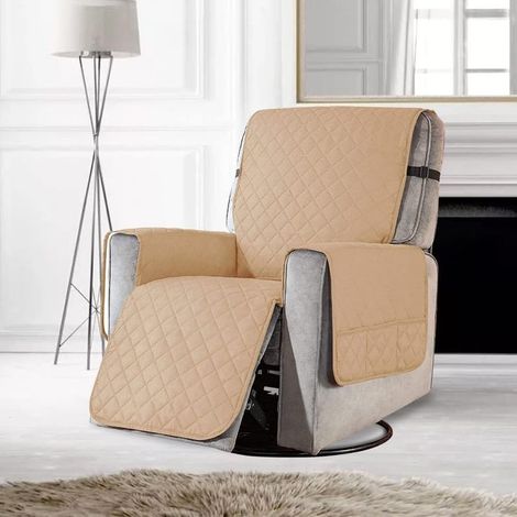 Protège-accoudoir universel pour fauteuil et canapé, housse imperméable avec poche, protection contre les animaux (1/5)